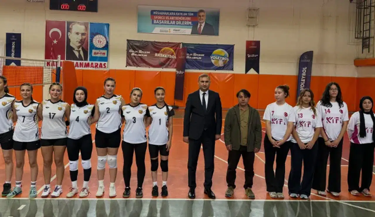Kahramanmaraş’ta okul voleybol müsabakaları başladı