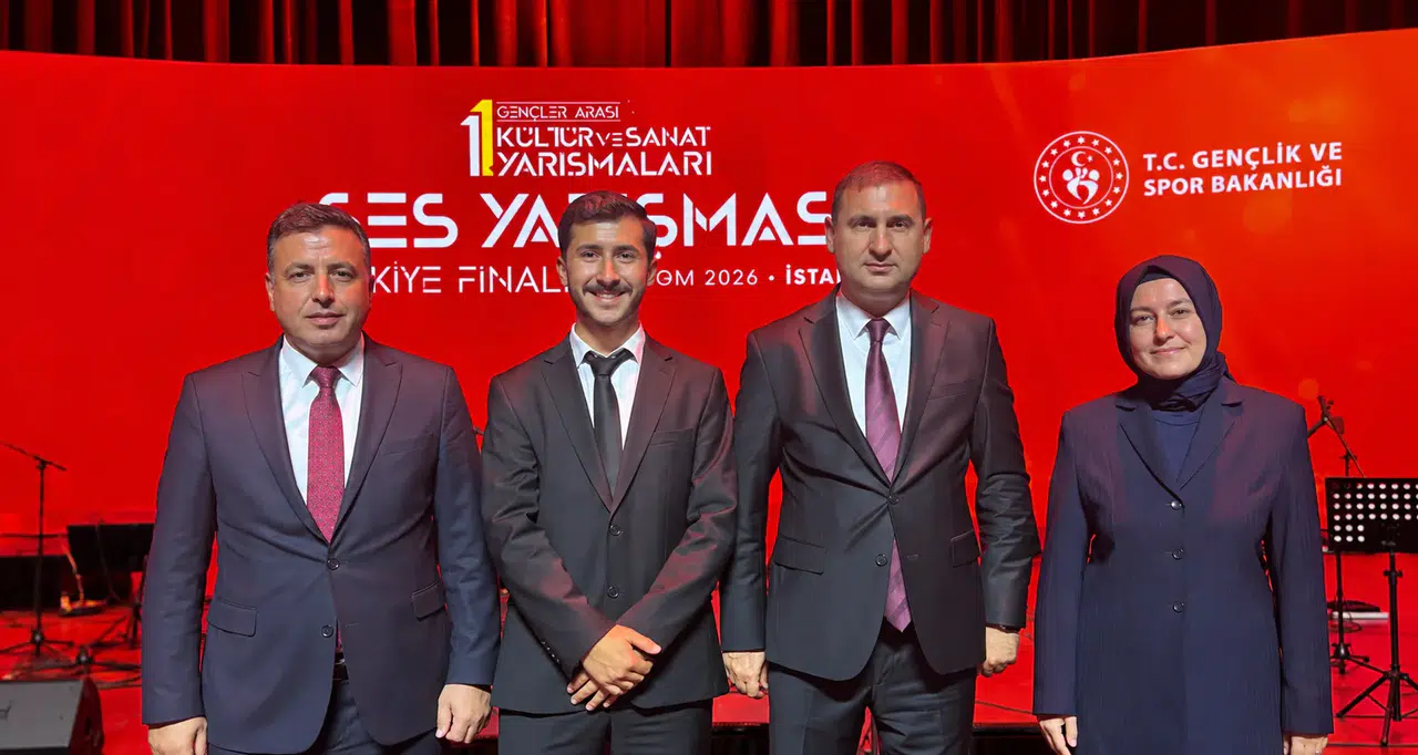Kahramanmaraşlı gençten ses yarışmasında ikincilik