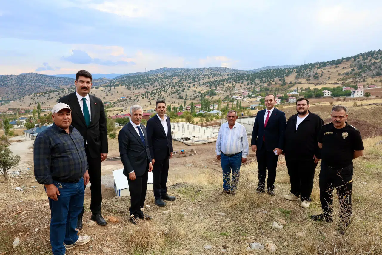 Vali Ünlüer’den Nurhak’taki Huzurevi İnşaatına İnceleme