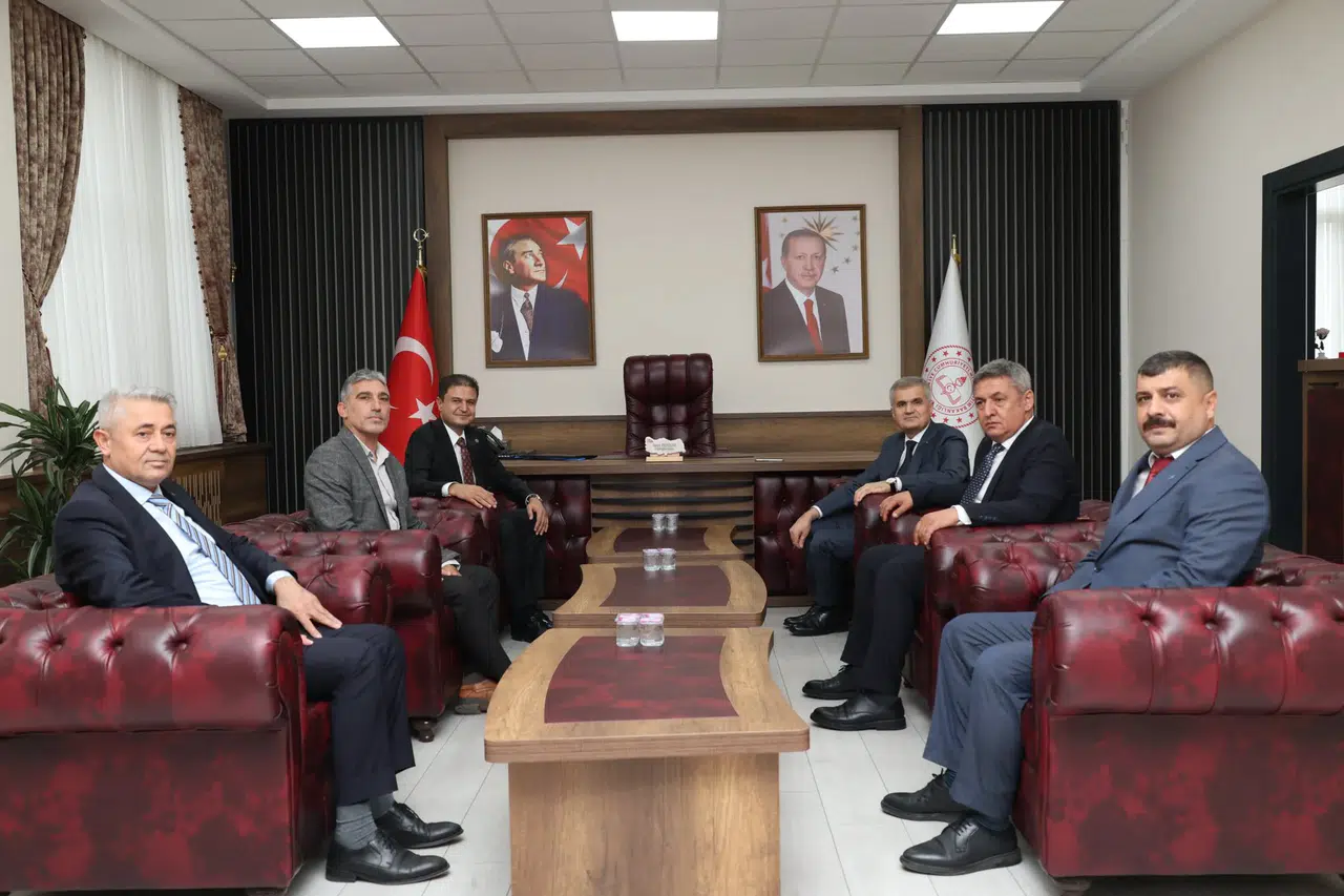 Türk Eğitim-Sen Heyetinden Turan Akpınar’a Makam Ziyareti