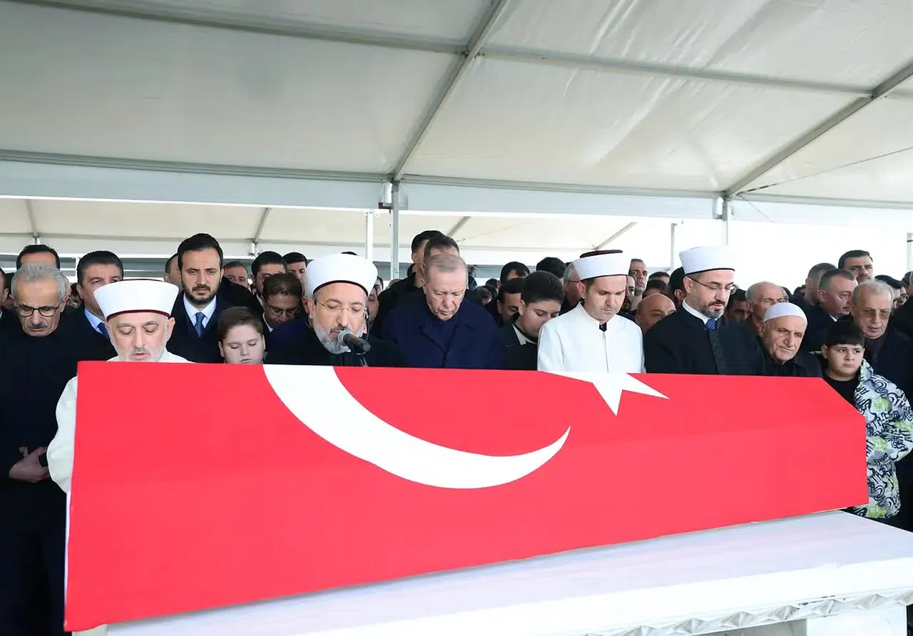 Erdoğan, Dündar Ziya Gültekin’in Cenaze Törenine Katıldı