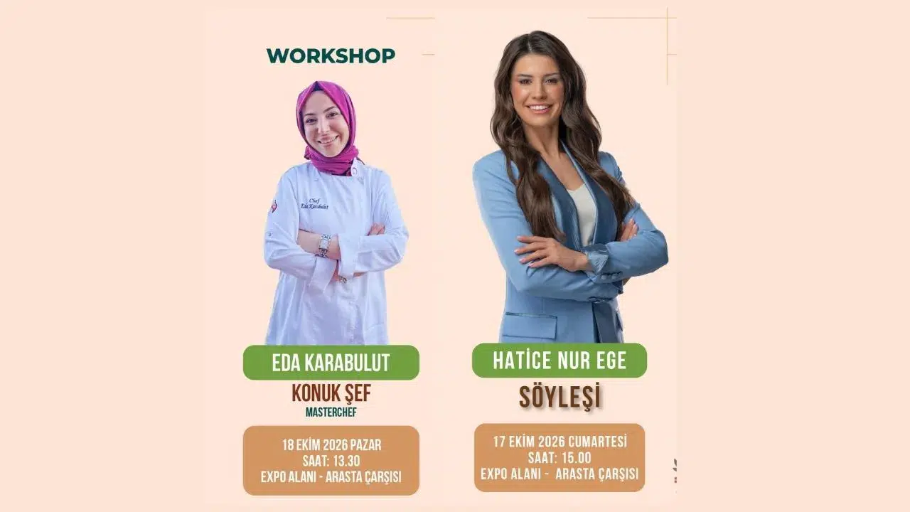 MasterChef Eda Karabulut ve Hatice Nur Ege, Kahramanmaraş Zahire Festivali'ne geliyor