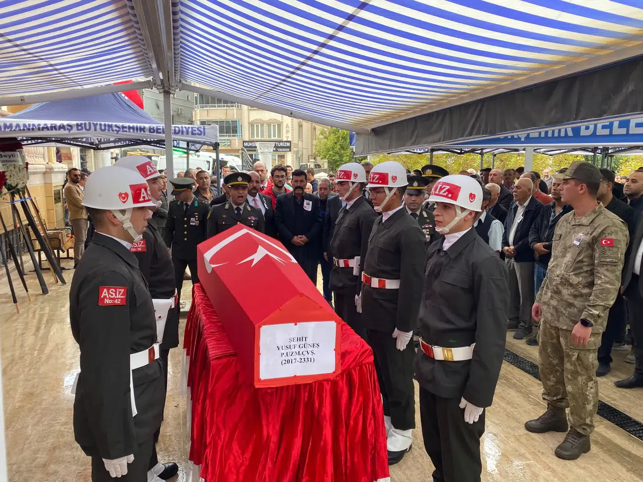 Kahramanmaraş’ta Şehit Yusuf Güneş için son görev