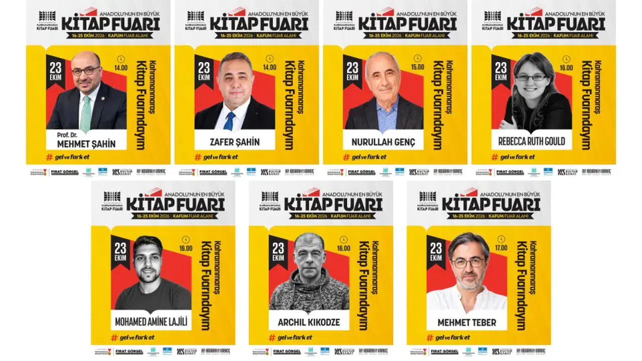Kahramanmaraş Kitap Fuarı'nda 23 Ekim programı belli oldu
