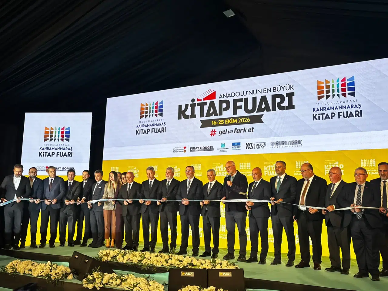 Kahramanmaraş’ta 11. Uluslararası Kitap Fuarı ziyaretçilere açıldı