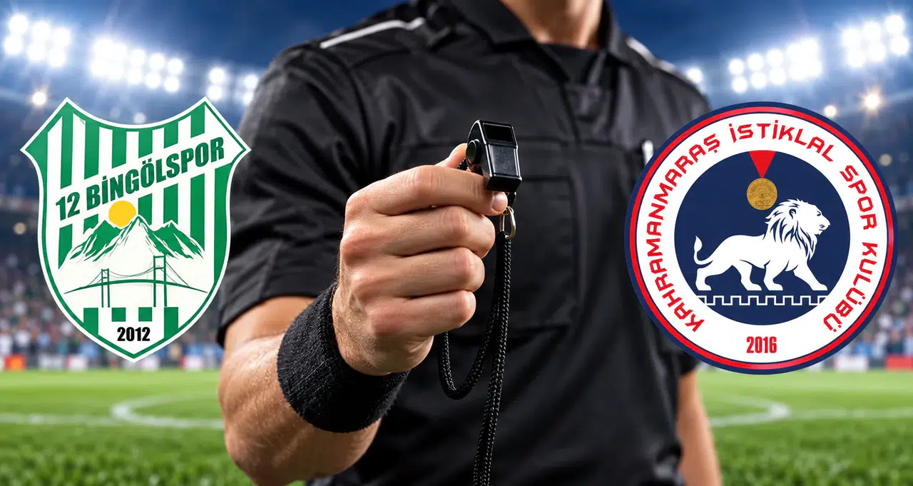 Bingölspor-İstiklalspor maçının hakemi belli oldu