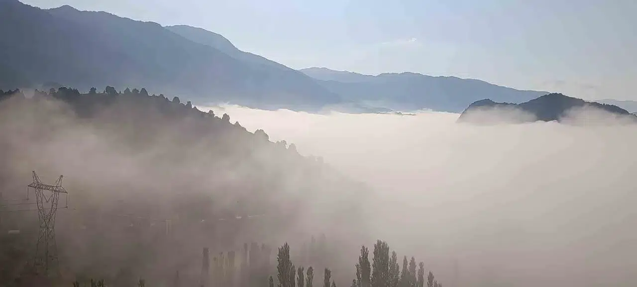 Kahramanmaraş’ta vadiler sis denizine dönüştü