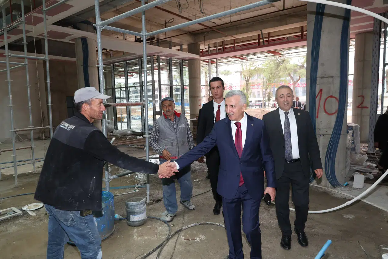 Kahramanmaraş’ta Yeni Valilik Binasına İnceleme
