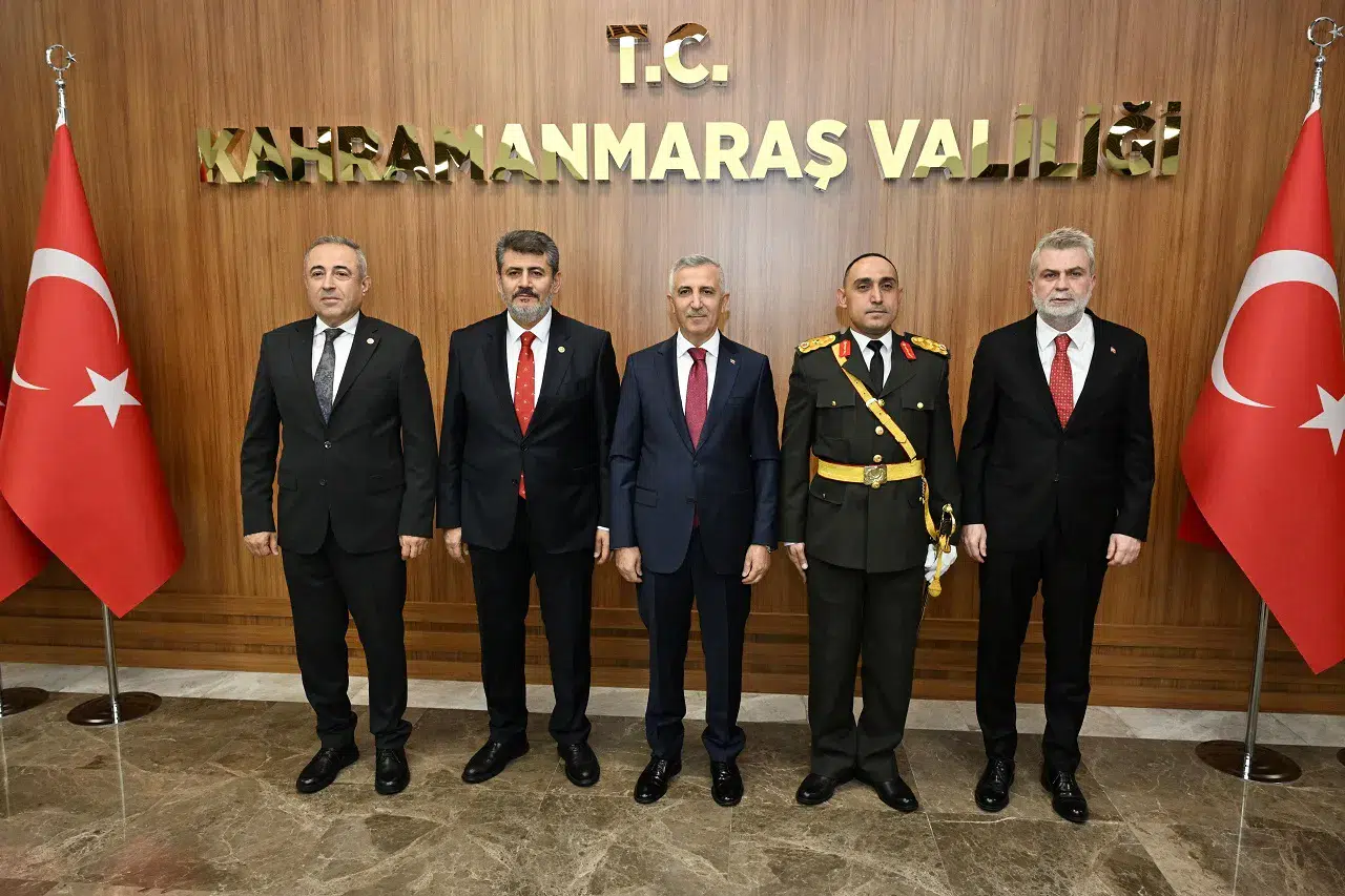 Kahramanmaraş'ta 29 Ekim Cumhuriyet Bayramı tebrik töreni düzenlendi!