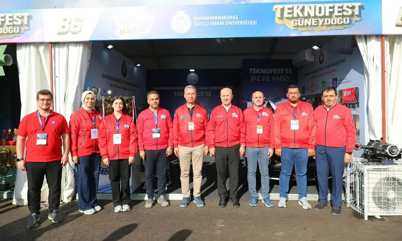 YÖK Başkanı Özvar, TEKNOFEST'te KSÜ projelerini inceledi!
