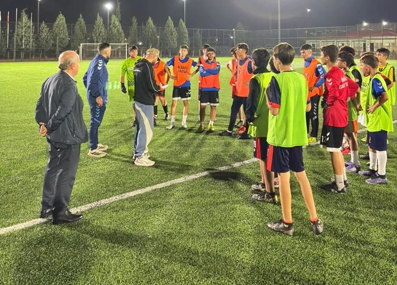 Kahramanmaraş U14 seçmelerinde 83 genç sahaya indi