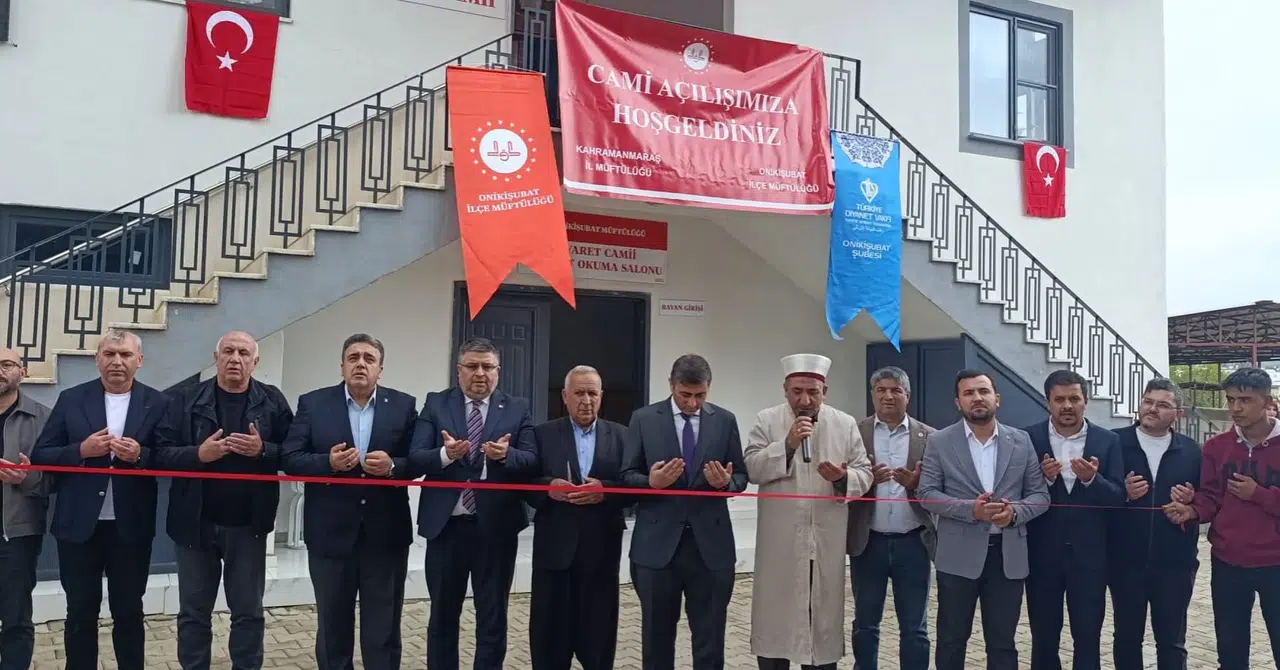 Onikişubat Yeşilyurt’ta Ziyaret Camii Hizmete Açıldı
