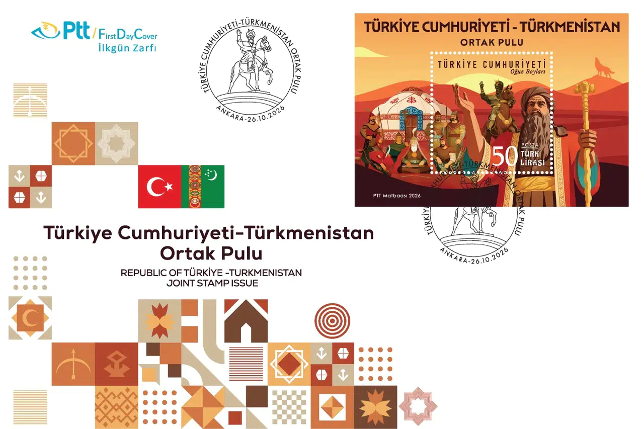 PTT'den 'Türkiye-Türkmenistan' temalı anma pulu