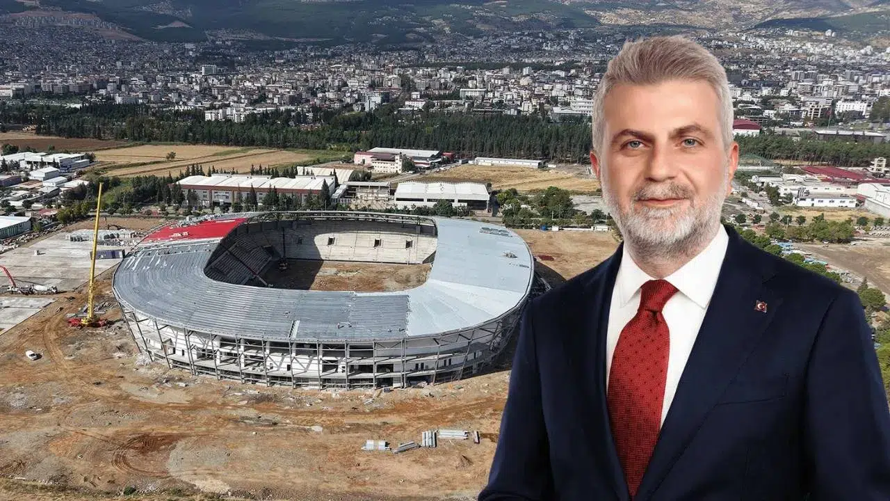 Kahramanmaraş'ta 17 bin 500 kişilik stadyum inşaatı hızla devam ediyor!