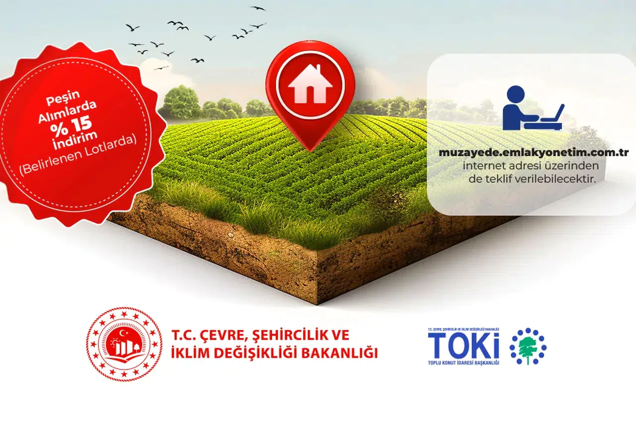 TOKİ'den 61 ilde 725 arsayı satışa çıkardı