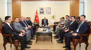 Vali Ünlüer İlçe Yönetimiyle Masaya Oturdu