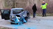 Kovalamaca Kazayla Sonuçlandı: Ekip Aracı Hasar Aldı