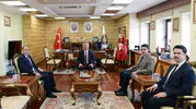 Kaymakamlardan Rektör Okumuş’a Bölgesel İş Birliği Ziyareti