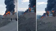 Dulkadiroğlu’nda Feci Yangın:  3 İşçi Yaralandı