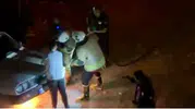 Kahramanmaraş’ta Alev Alan Araçta Sürücü Yaralandı