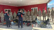 Nurhak'ta Jandarma Ekiplerine Arama Kurtarma Eğitimi
