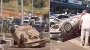 Kahramanmaraş'ta Feci Kaza: Takla Atan Otomobilde 2 Kişi Yaralandı