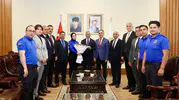 Vali Ünlüer Ceza İnfaz Personellerini makamında kabul etti