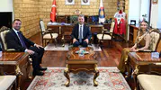 Rektör Okumuş'a Peş Peşe Ziyaretler