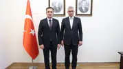 Vekil Kurt Sağlık Yatırımlarını Bakan Memişoğlu ile Görüştü