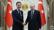 Cumhurbaşkanı Erdoğan, NATO Genel Sekreteri Rutte ile Külliye'de görüştü