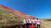 Dev Türk Bayrağı'nın Bakım ve Onarımı Tamamlandı