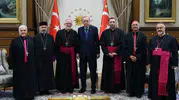Cumhurbaşkanı Erdoğan, Külliye'de ağırladı
