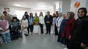 Engelsiz Yaşam Merkezi'nde özel bireylerin el emeği sergisi büyük ilgi gördü