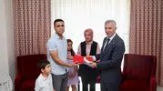 Gazi Polis Mücahit Türkoğlu'na Anlamlı Ziyaret