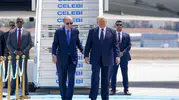 Cumhurbaşkanı Erdoğan, Trump'ı Ankara'da Karşıladı