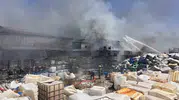 Gayberli'de Korkutan Yangın Söndürüldü