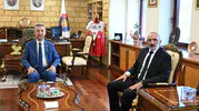 Öz Sağlık-İş'ten Rektör Okumuş'a Hayırlı Olsun Ziyareti