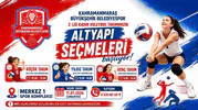 Kahramanmaraş'ta Genç Sporcular İçin Voleybol Seçmeleri Başlıyor!
