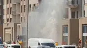 Piazza Civarı’nda Çalışma Sonrası Boru Patladı: Su Yola Fışkırdı