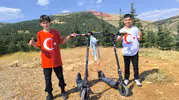 Kahramanmaraş’ta İki Öğrenciden Bayrak Yolculuğu