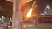 Düğün Konvoyunda Korkutan Anlar: Araçtan Havai Fişek Attılar!