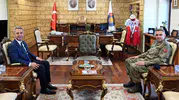 Tuğgeneral Mahmut Sert’ten KSÜ Rektörüne Veda Ziyareti