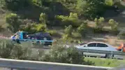 Anadolu Otoyolu'nda kamyonet çekiciye çarptı!