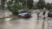 Adıyaman’da Patlayan Su Hattı Yolu Çökertti