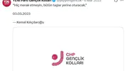 CHP Gençlik Kolları, YENİ Parti'nin ele geçirdiği X hesabını geri aldı!