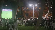 Kahramanmaraş Kalesi’nde milli maç heyecanı yaşandı