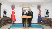 Vali Ünlüer’den Yeni İl Jandarma Komutanı Gülecen’e Ziyaret