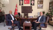 AK Parti İl Başkanı Burak Gül’den Ramazan Gürbak’a Ziyaret