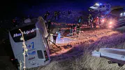 Yolcu Otobüsü Şarampole Uçtu: 2’si Ağır 24 Yaralı