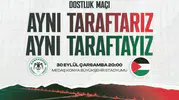 Konyaspor ile Filistin Millî Takımı Sahaya Çıkıyor